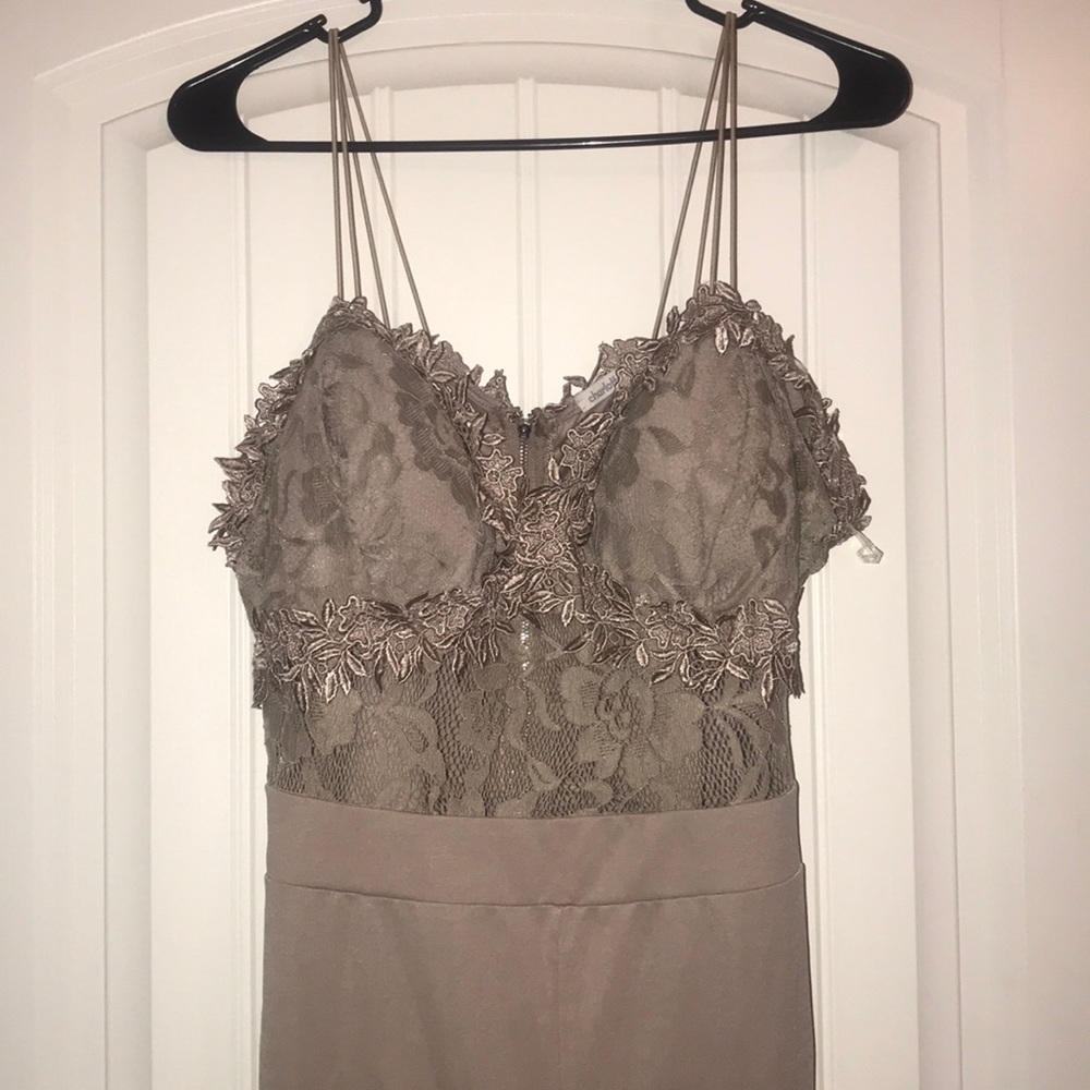 Nude Lace Jumpsuit